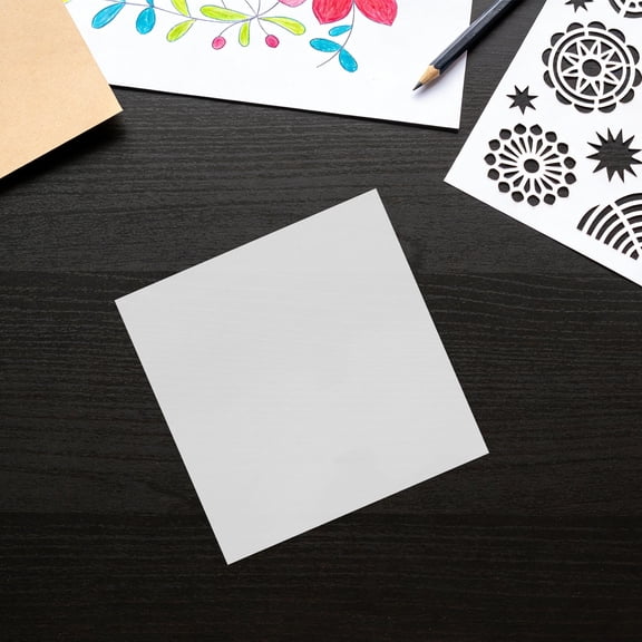 OFFIGAM Milky Translucent Pet Template Sheets, Durable for DIY Crafts 10Pcs