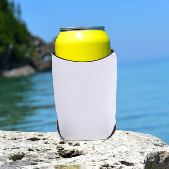 OFFIGAM 10-Pack White Neoprene Can Coolers Reusable Insulated Drink Holders Portable Beverage Sleeve Covers
