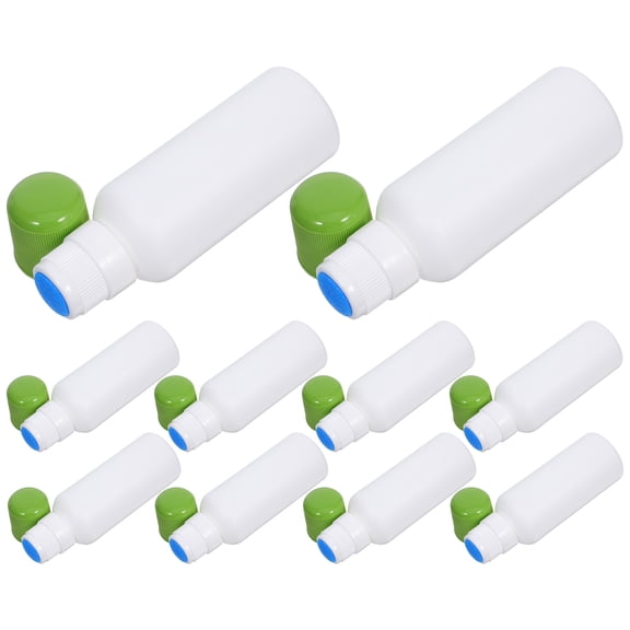 OFFIGAM 10Pcs Refillable Plastic Sponge Head Applicator Bottles for Paint Essential Oils and