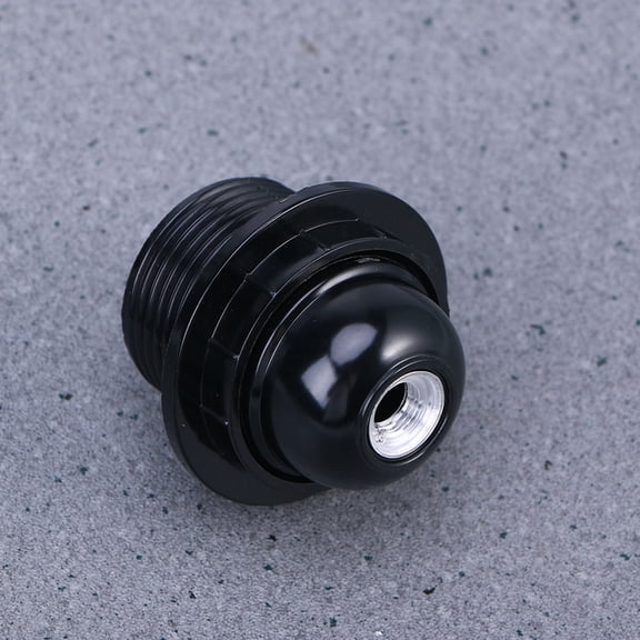OFFIGAM 10Pcs Replacement Lamp Socket Black Screw Terminal Light Bulb Holder for Fixtures