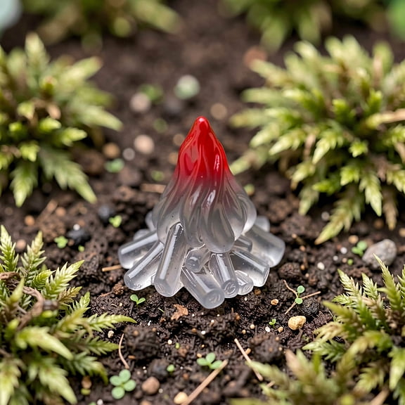 OFFIGAM 10Pcs Small Resin Volcano Models Realistic Volcanic Desktop Ornaments for Home and Office