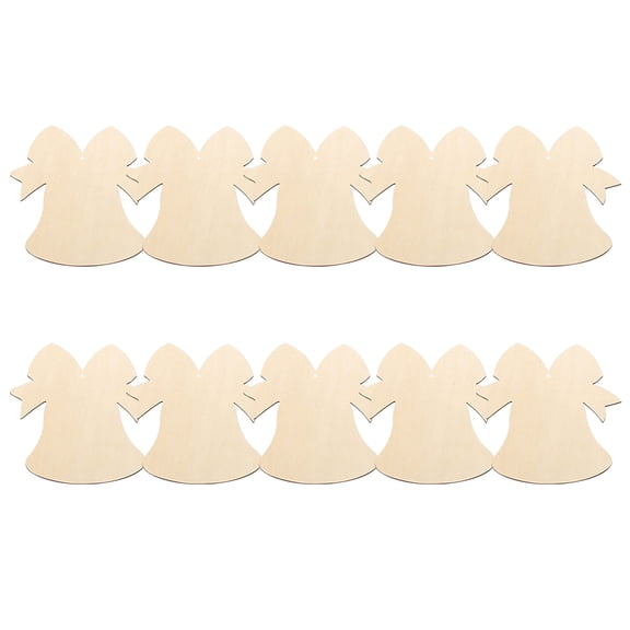 OFFIGAM Ornament Making Wood Ornaments Beige 10Pcs 6.8X6.5In