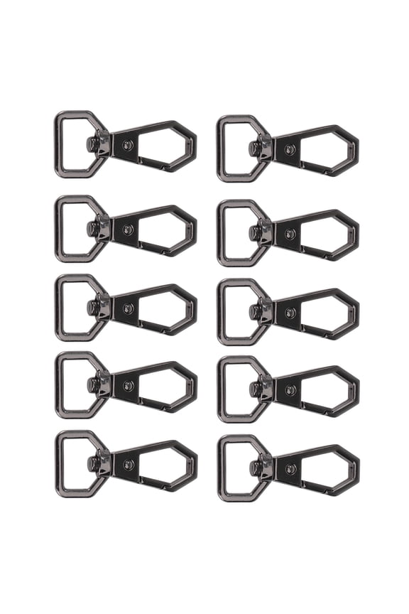 Set of 10 Alloy Key with Swivel Snap Hooks, Handbag Key Accessories for Organizing Essentials
