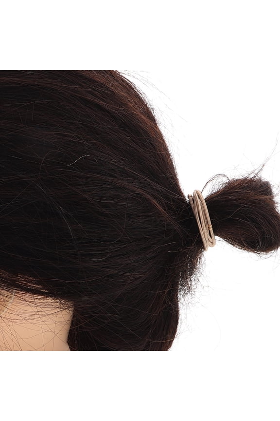10pcs Beaded Hair Ties Triple Layer High Elasticity Ponytail Holders for Women Gentle on Hair Elegant