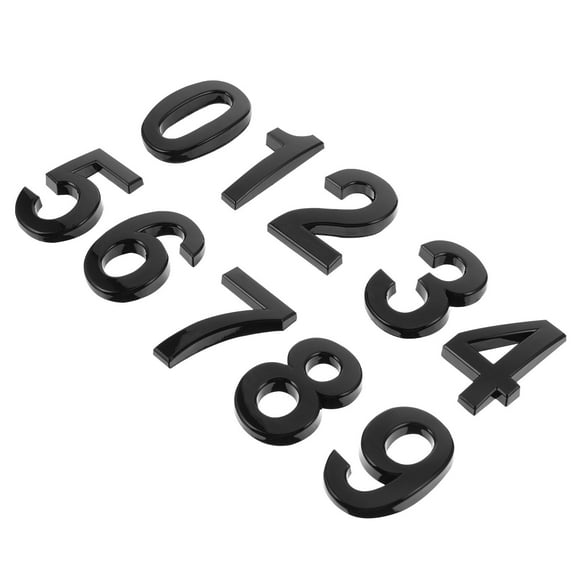 OFFIGAM 10pcs Door Number Plaques 3D Model Kit for House Easy to Assemble and Decorative
