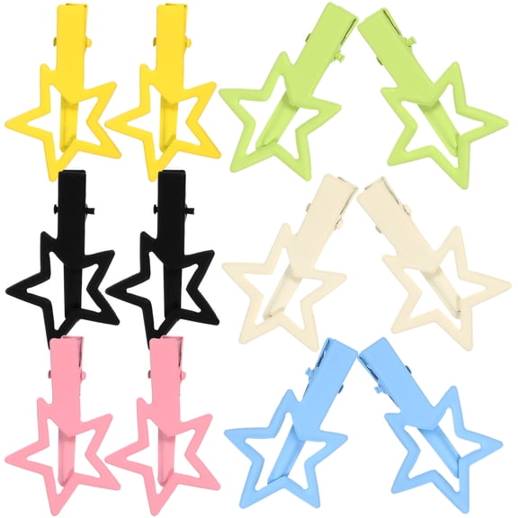 OFFIGAM 12-Piece Mini Hair Clips Set Cute Decorative Hair Accessories for Women and Teen Girls Hairstyling