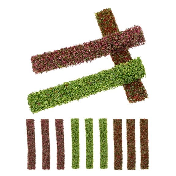 OFFIGAM Artificial Flower Cluster Multi-Color for Garden and Landscape Decoration, 12 Pieces