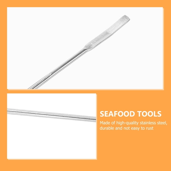 OFFIGAM 12Pcs Premium Stainless Steel Nut Forks for Seafood Crab Lobster Rust Proof Silver