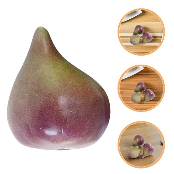 OFFIGAM 12Pcs Realistic Artificial Figs for Decor Assorted Color Faux Fruit Models for Home and Party Display