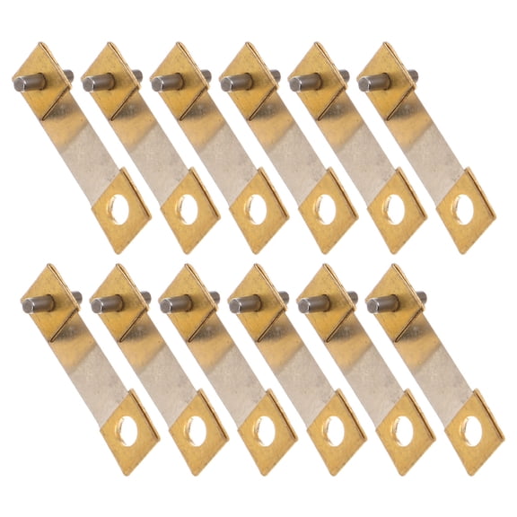 OFFIGAM 12Pcs Replacement Clock Pendulum Suspension Springs Metal for Universal Wall and Floor Clocks