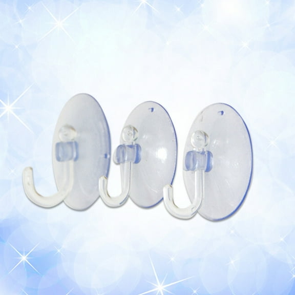 OFFIGAM 12Pcs Shower Suction Hooks Nail Free Easy Install Removable Hooks for Smooth Surfaces
