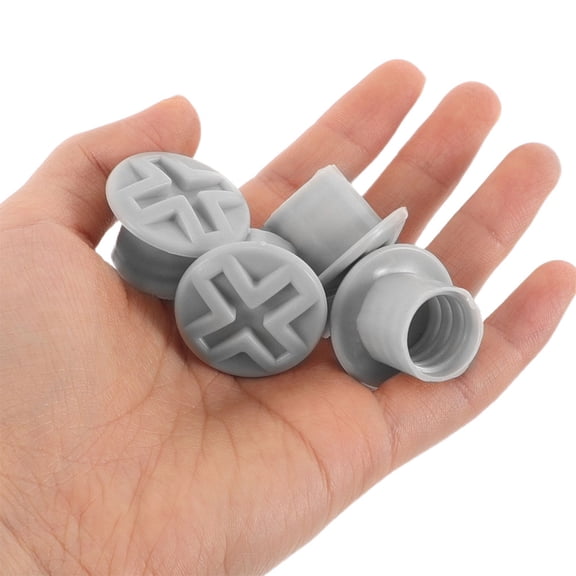 OFFIGAM 12-Pack Plastic Slide Screw Caps Replacement Covers for Grey Outdoor Playground Slides, and Easy to Install Accessories