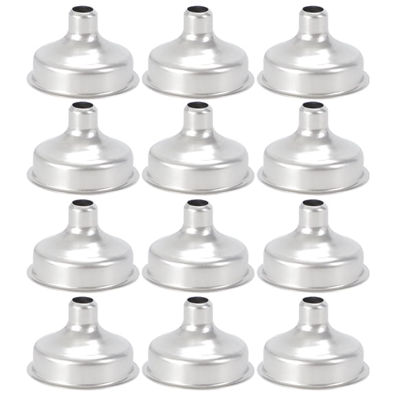 OFFIGAM 12Pcs Metal Funnel for Filling Oil and Cooking Spices Kitchen Tool