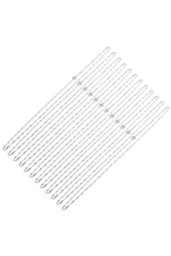 12pcs Men's Alloy Chain Necklaces Set for Casual Daily Wear, Stylish Accessories for Everyday Use and Special Occasions