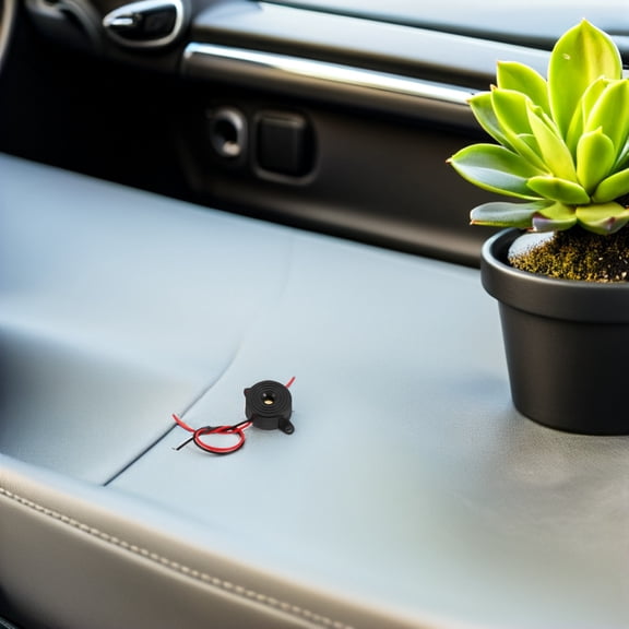 OFFIGAM 15Pcs Black Electric Alarm Buzzer with High Decibel Sound for Car Security and Electronics