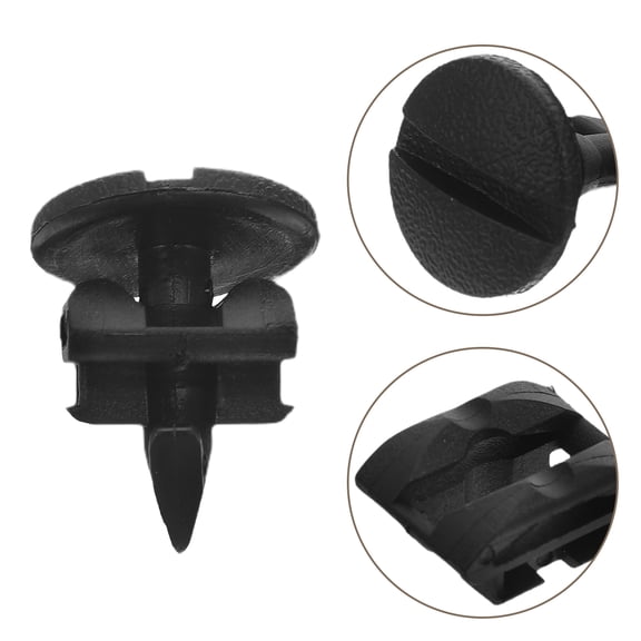 OFFIGAM 15Pcs Black Plastic Car Retainer Clips Set for Noise Reduction and Secure Parking Accessories
