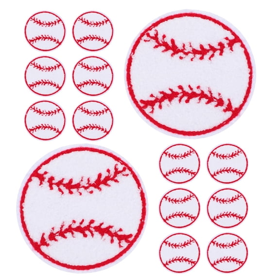 OFFIGAM 15Pcs Baseball Embroidery Patches 3D Applique for Clothing, Accessories, Jackets, Hats, and Crafts