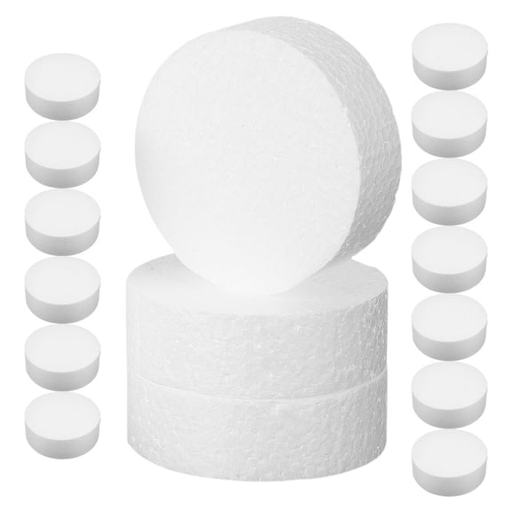 OFFIGAM 16pcs Round Foam Blocks for Sculpting Foam Decorations for Family Activities and Creative Art Projects