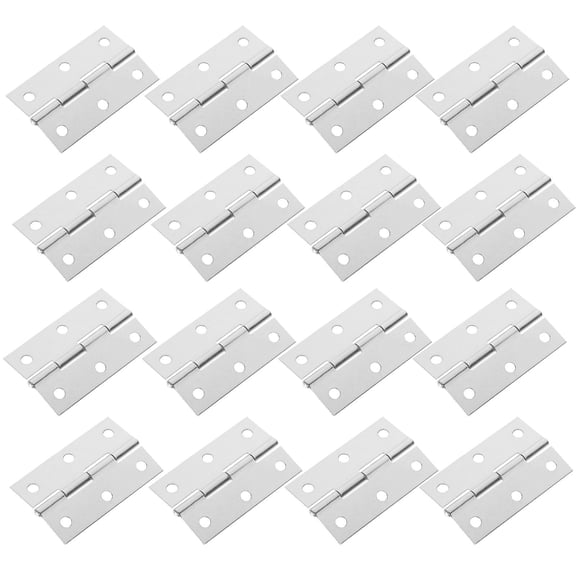 OFFIGAM 18pcs Back Flap Door Hinges for Box Cabinet Home Furniture Hardware Accessories
