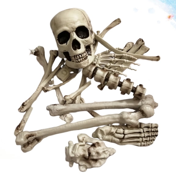 OFFIGAM 19pcs Skull Shape  Decorations for Scary Party Prop in Multi