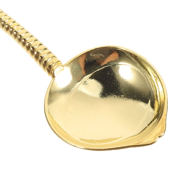 OFFIGAM Vintage Small Serving Spoon in Zinc Alloy, Ideal for Theme Parties, Appetizers, and Stylish Table Settings