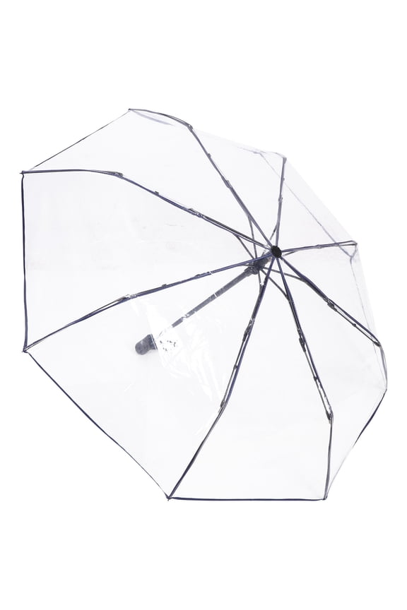 1Pack Automatic Opening Transparent Umbrella for Rainy Days with Strong Windproof Design