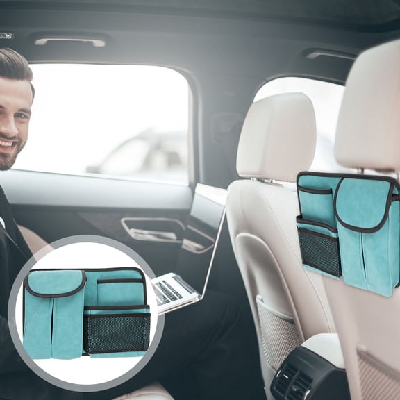 OFFIGAM Car Back Seat Organizer with Multiple Pockets, Hanging Storage Bag for Travel and Vehicle Accessories