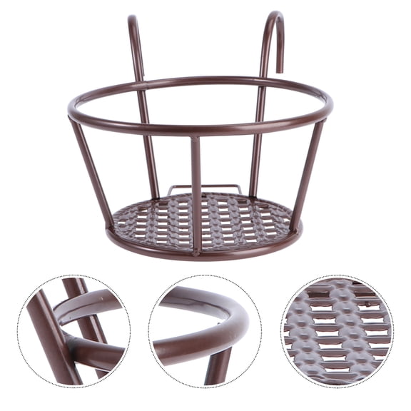 OFFIGAM 1Pack Flowerpot Stand Iron Holder for Homeowners in Garden Use