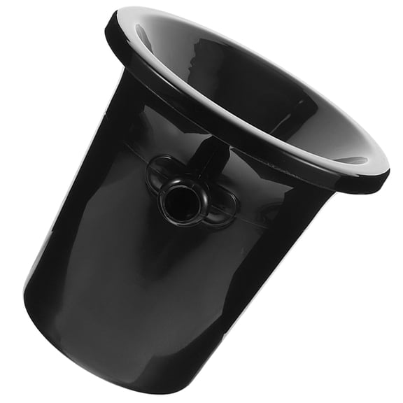 OFFIGAM Black Plastic Ice Bucket for Restaurant Use with Storage - and Practical 1 Set