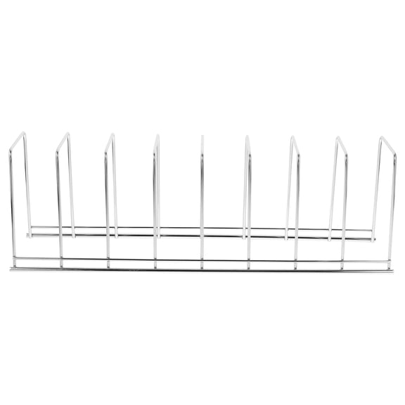 OFFIGAM Silver Stainless Steel Plate Rack for Kitchen Countertop Dish Drying and Storage