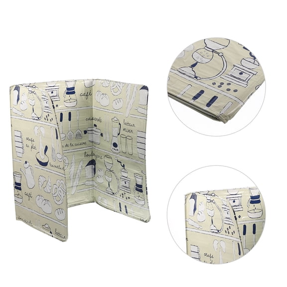 OFFIGAM Aluminum Foil Oil Splatter Guard Foldable Kitchen Splash Screen Protective Baffle for Home Cooking