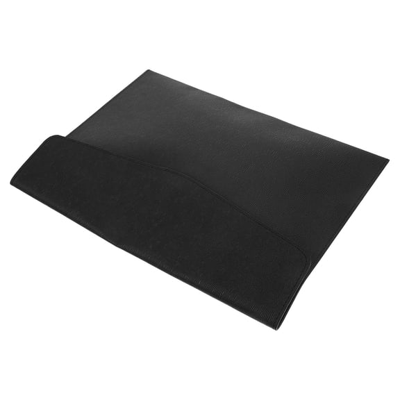OFFIGAM Black Faux Document Organizer Pouch, Impact Resistant and Dirt Proof File Storage Solution