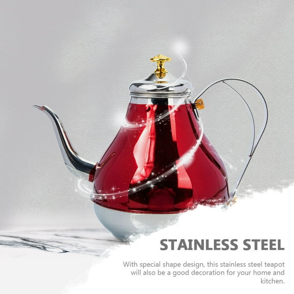OFFIGAM Decorative Tea Kettle for Kitchen with Easy to Clean Surface