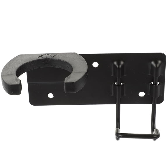 OFFIGAM Wall Mounted Microphone Holder Black Metal Mic Hanger for Home Studio and Office Use