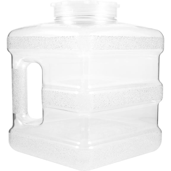 OFFIGAM Portable Transparent Water Jug with Airtight Lid for Camping, Hiking, Outdoor Adventures and Travel Use