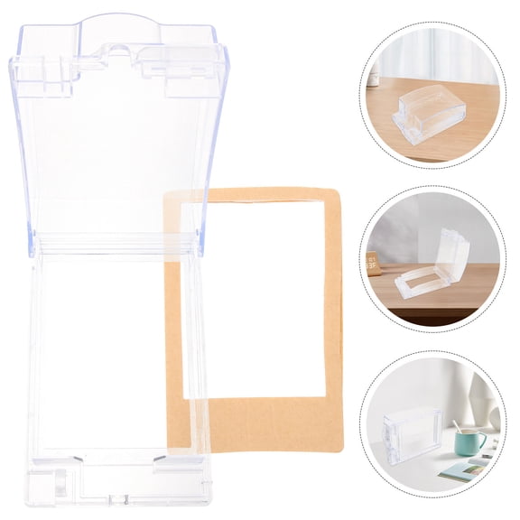 OFFIGAM Transparent Water-Resistant Socket Protector Cover for Home Electrical Outlets, Child Safety Outlet Plug Guard