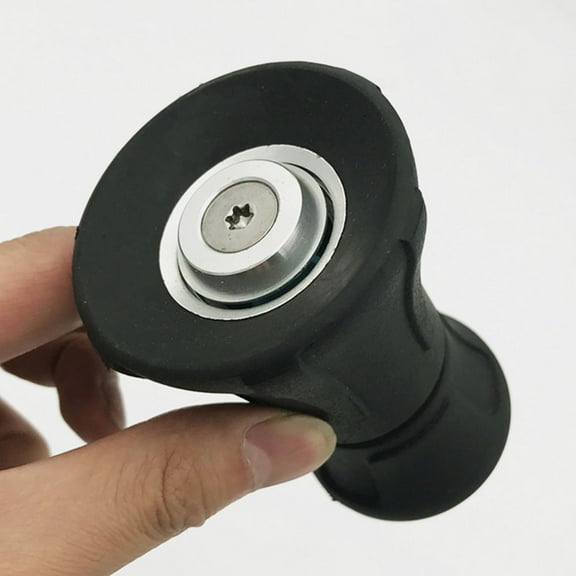 OFFIGAM 1Pack Twist Adjustment Nozzle for Hose Zinc Alloy 9x5.3cm Black