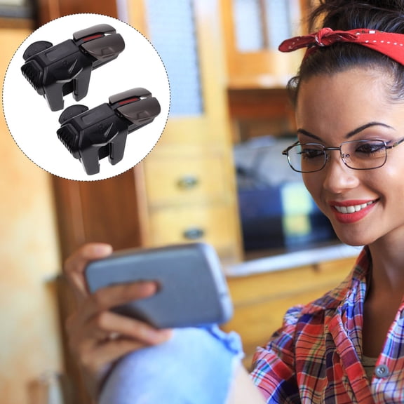 OFFIGAM 1Pair Compact Game Trigger for Phone Gamepad with Wear Resistant Materials