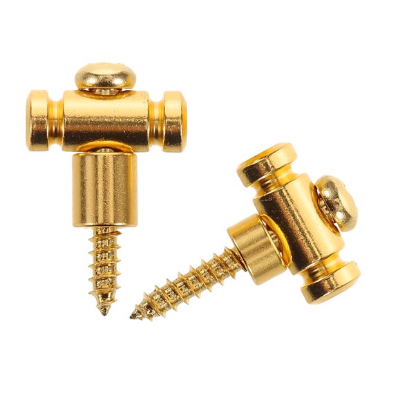 OFFIGAM Brass Electric Guitar and Bass String Retainers Stable Design 1 Pair