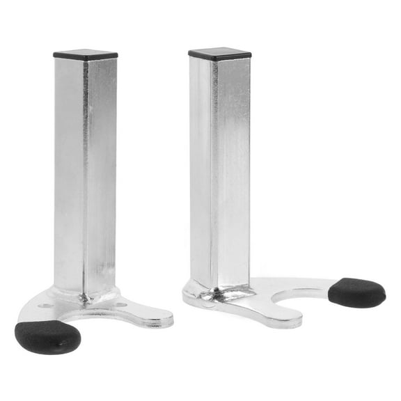 OFFIGAM 1Pair Heavy Duty Iron Motorcycle Lift Stand Rear Wheel Support U Shape Load Bearing Easy Setup