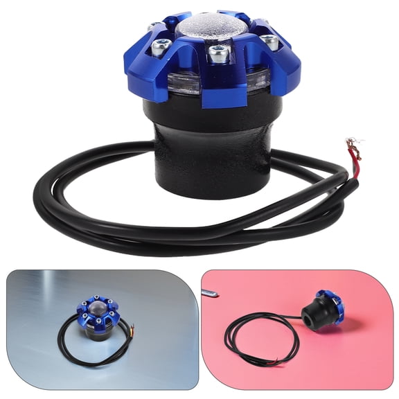 OFFIGAM Motorcycle Front Fork Caps 1 Pair with LED Light Design for Enhanced Night Visibility and Safety