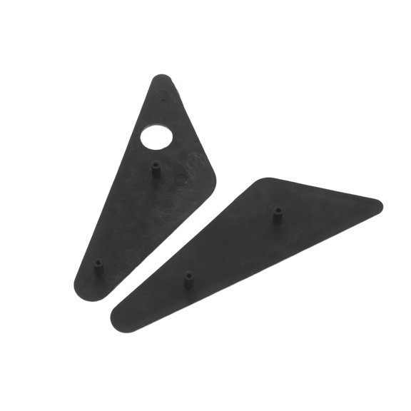 OFFIGAM 1Pair Motorcycle Touring Footrest Insert Black Front Floorboard Pad for Rider Enhanced Comfort and Antislip
