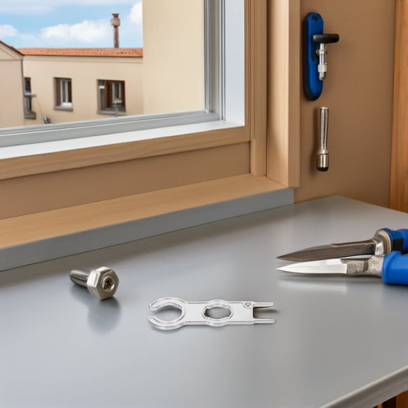 OFFIGAM 1Pair Compact Solar Spanner Wrench Zinc Alloy Metal Tool for Solar Panel Connector Installation