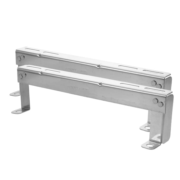 OFFIGAM 1Pair Stainless Steel Air Conditioner Condenser Wall Rack with Adjustable Bracket