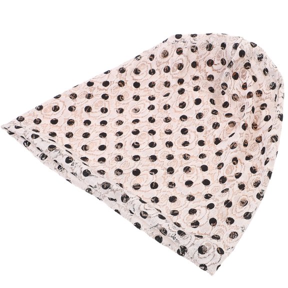 OFFIGAM 1Pc Beige Lace Cotton Maternity Cap Air Permeable Comfortable Hair Accessory