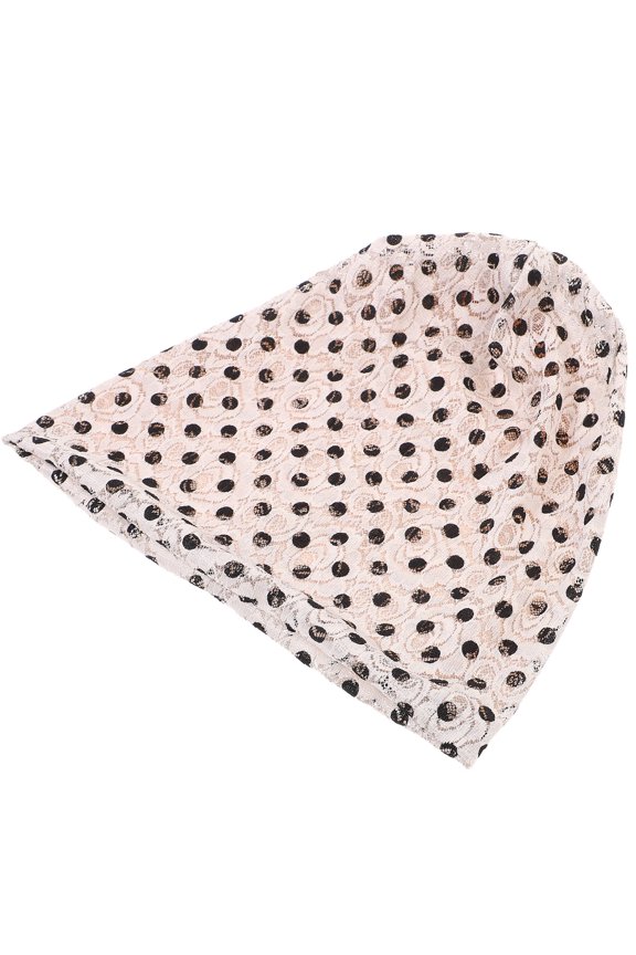 1Pc Lace Dot Beige Maternity Cap Cotton Material Air Permeable and Sweat Absorbing