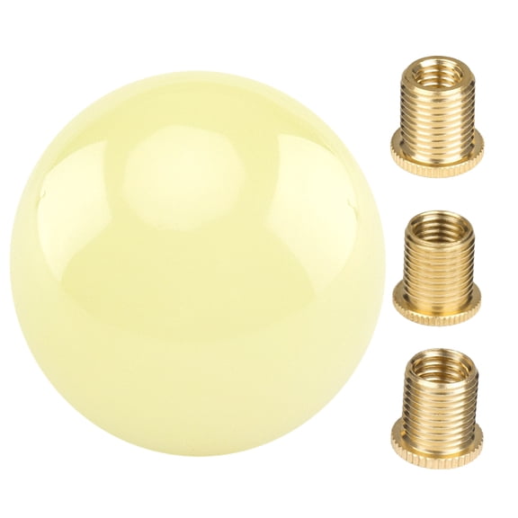 OFFIGAM 1Pc Green Lever Knob Car Handle Knob Acrylic Material with Multiple Adapters for Car Use