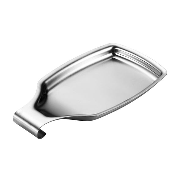 OFFIGAM 1Pc Stainless Steel Spoon Stand with Wall Mount Arc Design Kitchenware Holder