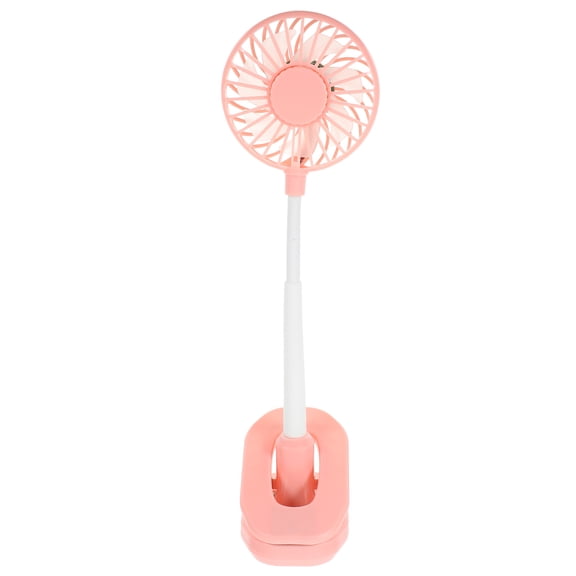 OFFIGAM USB Clip- Desk Fan with Ambient LED Lighting, Portable Plastic Personal Cooling Fan