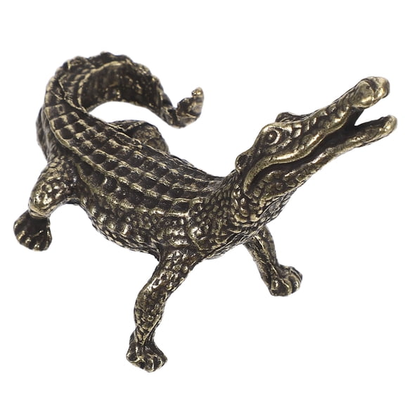 OFFIGAM Vintage Style Brass Figurine Decorative Model for Desktop Home Office Decor Collectible